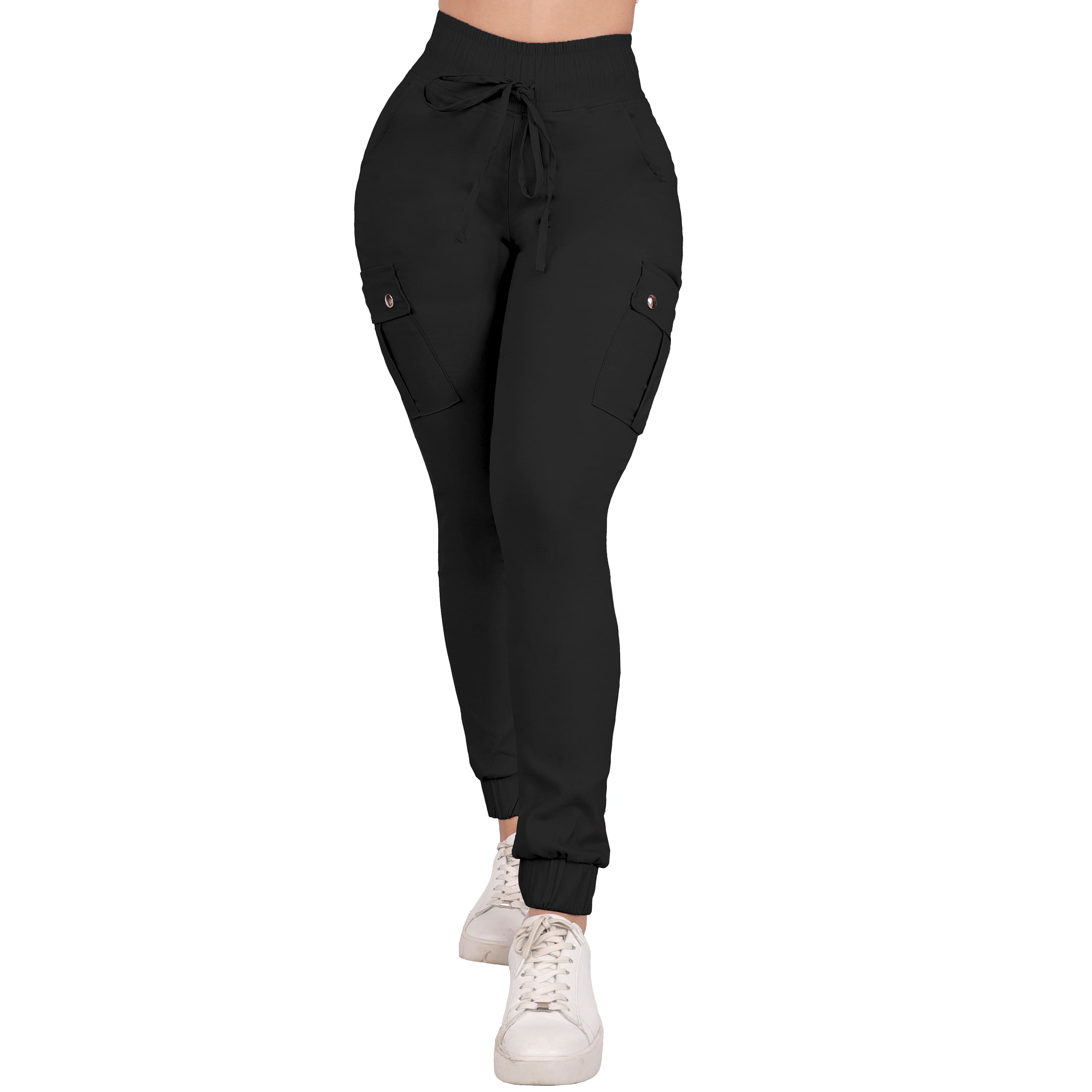 Foto 1 | Jogger Dama Moda Casual Tipo Cargo Ajusta Cintura Negro Sea Brazil