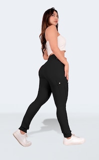Foto 6 | Jogger Dama Moda Casual Tipo Cargo Ajusta Cintura Negro Sea Brazil