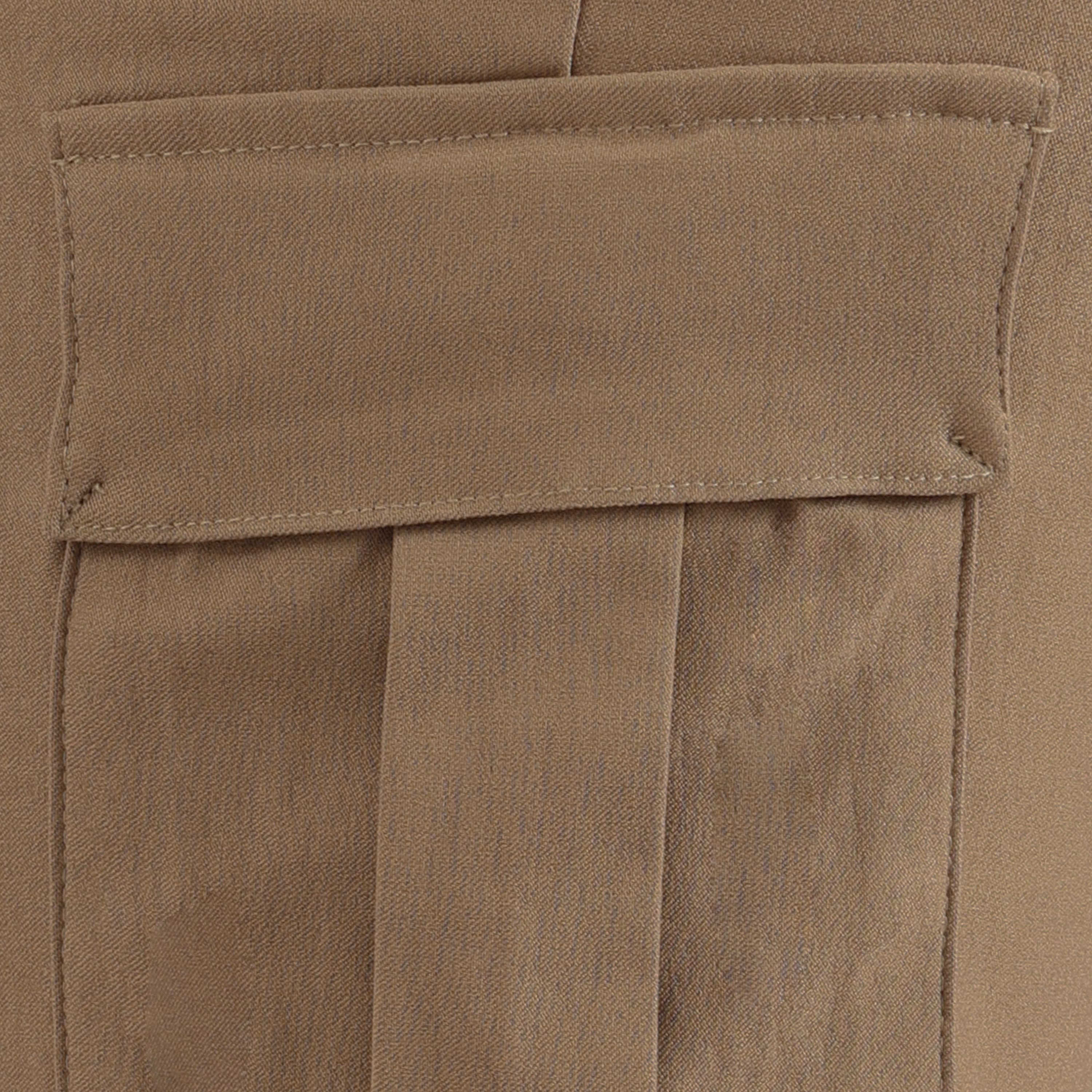Foto 8 pulgar | Pantalón Tipo Cargo Mujer Creado Para Realzar Cintura Beige Sea Brazil