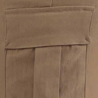 Foto 7 | Pantalón Tipo Cargo Mujer Creado Para Realzar Cintura Beige Sea Brazil