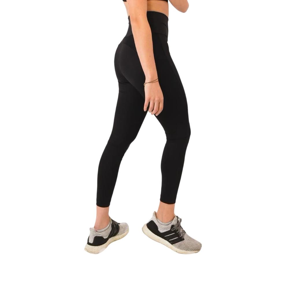 Foto 5 pulgar | Leggings con Bolsas Leven color Negro para Entrenamiento