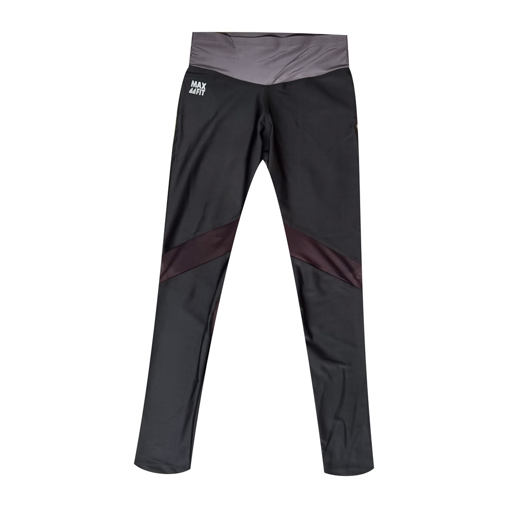 Legging Deportivo Max Fit 341 Cr Multicolor Corazón Gris