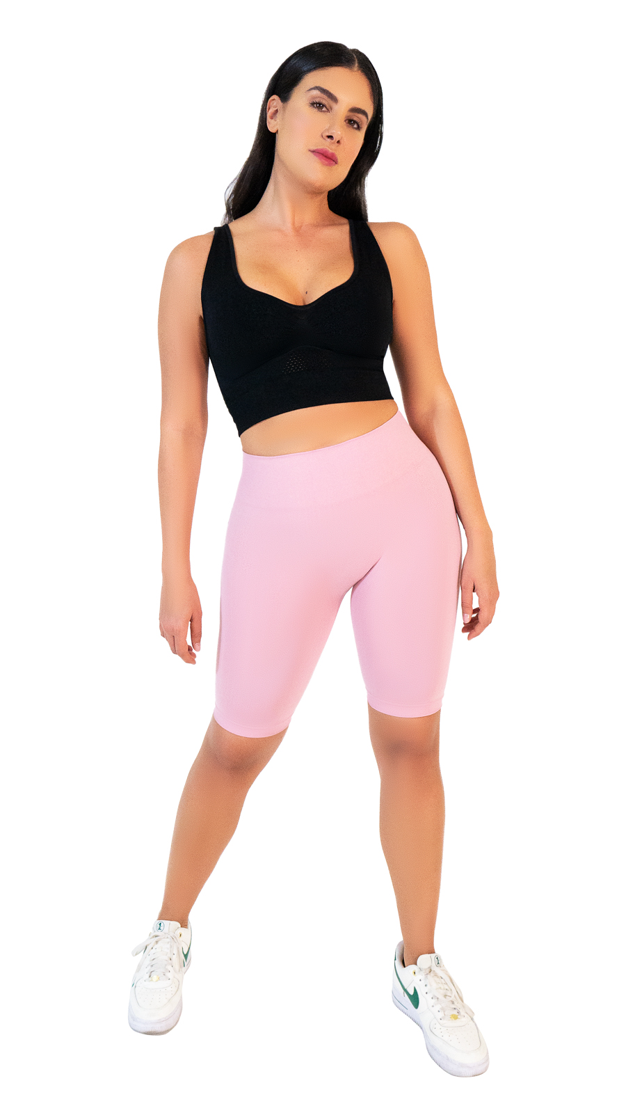 Foto 6 pulgar | Leggin Biker I Love Shape de Entrenamiento de Control Rosa 6015 T