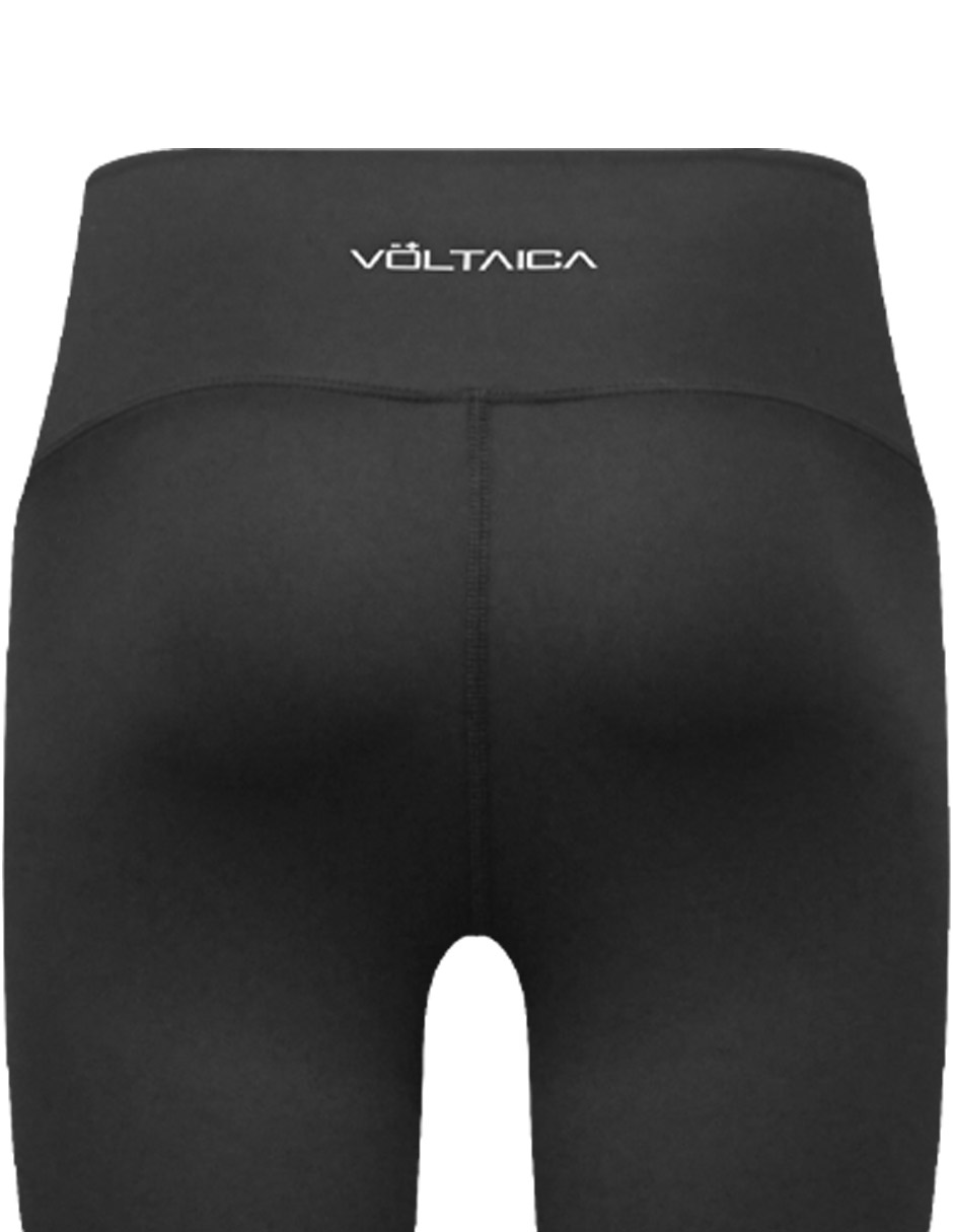Foto 4 pulgar | Legging Básico Voltaica Vd0118f color Negro Deportivo para Mujer
