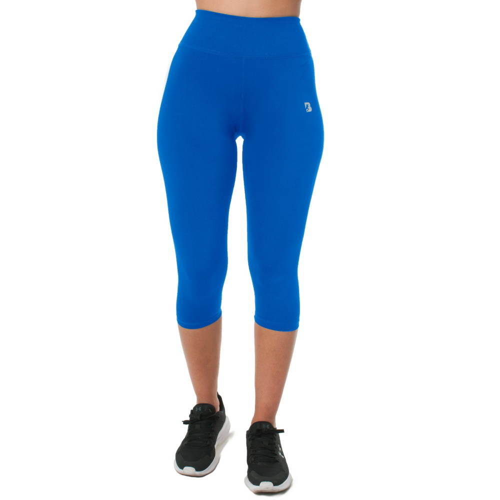 Foto 2 pulgar | Leggins Capri Dry-fit Black Secret  Azul Rey