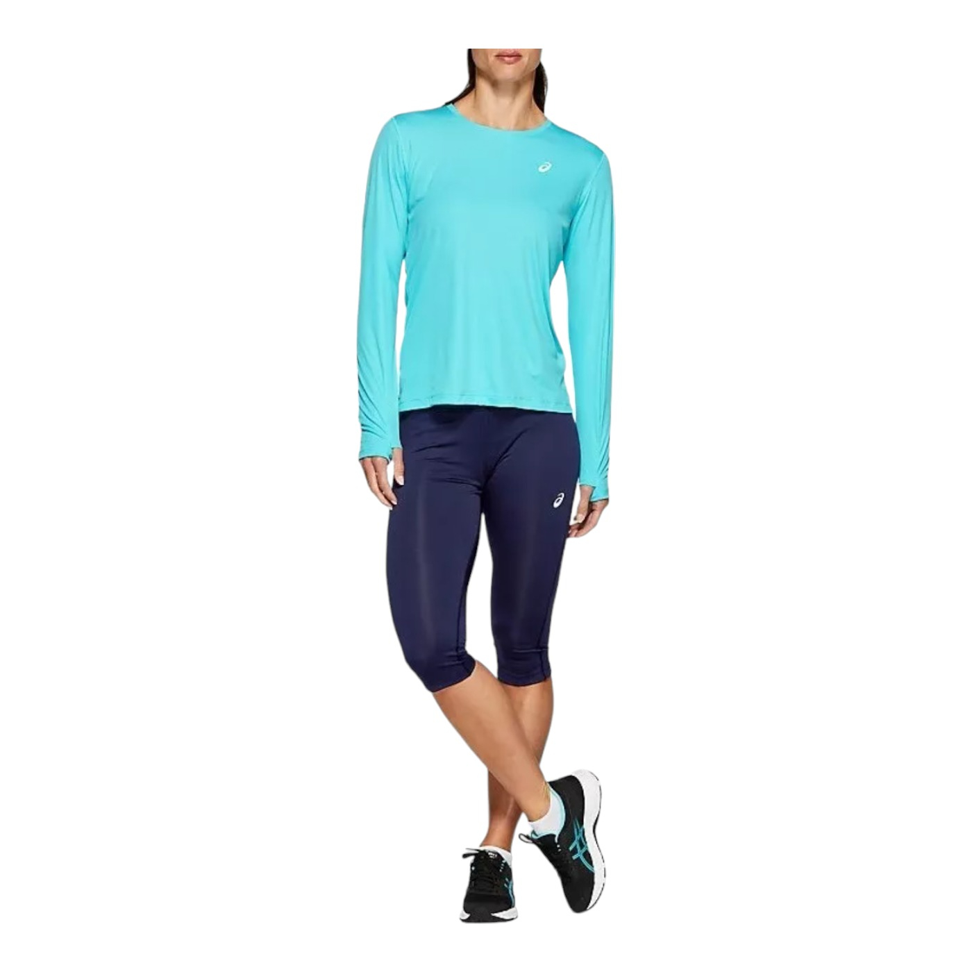 Foto 5 pulgar | Leggings Asics Silver Azules para Mujer