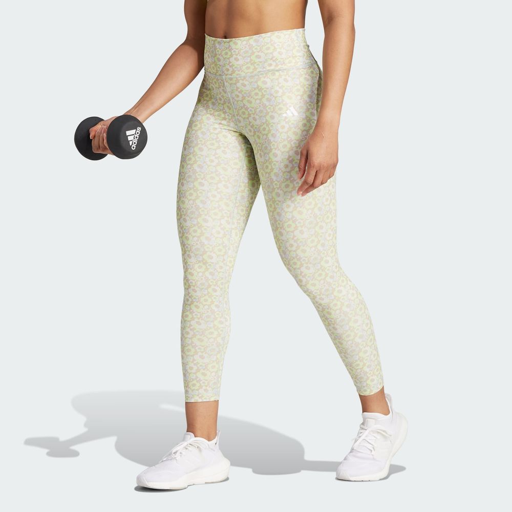 Foto 4 pulgar | Mallas Adidas Train Essentials Printed Adidas Verdes para Mujer
