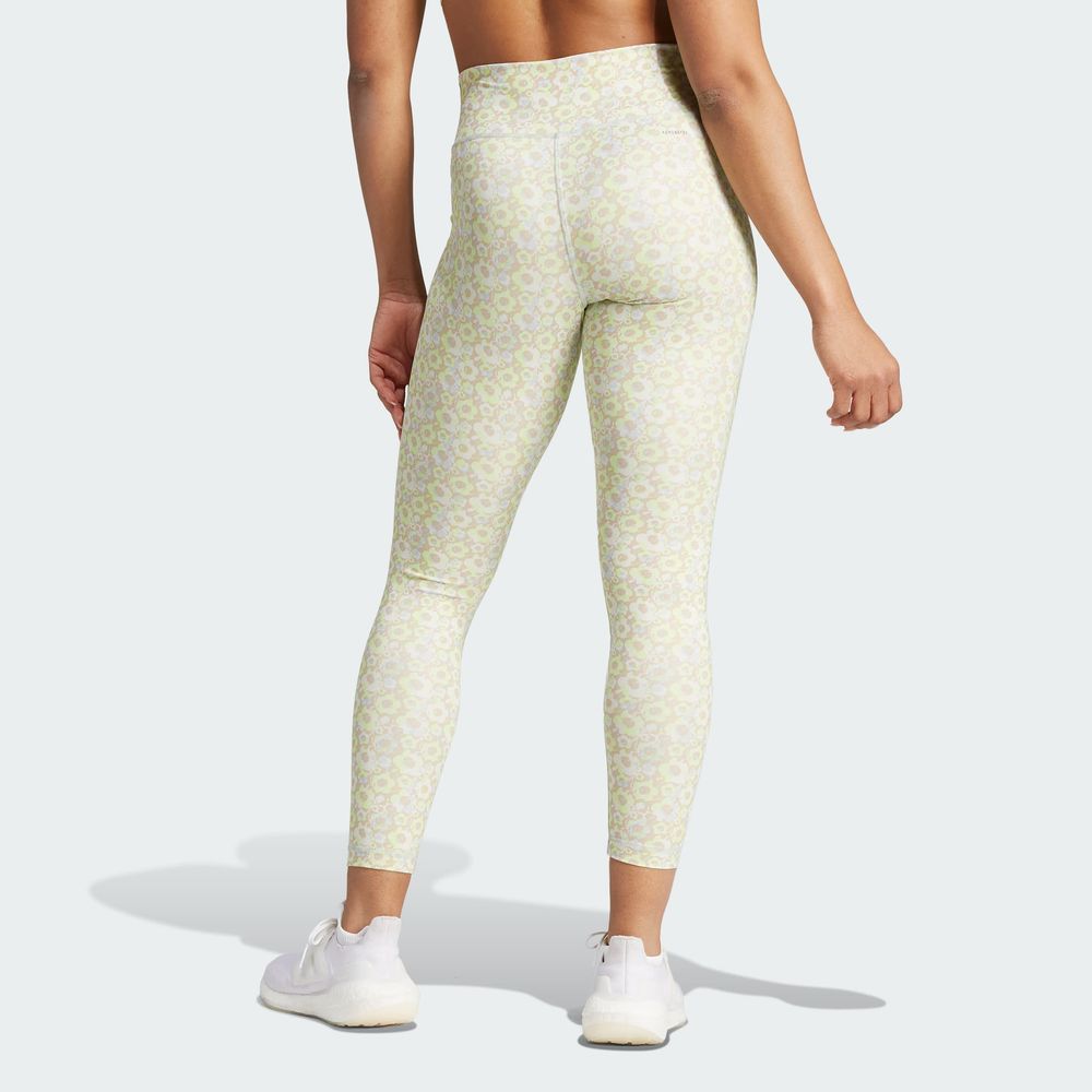 Foto 5 pulgar | Mallas Adidas Train Essentials Printed Adidas Verdes para Mujer