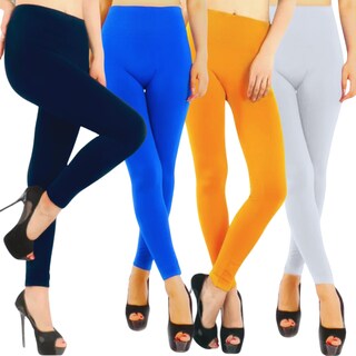 Foto 1 | Leggings Térmico Afelpado para Mujer 4 Piezas