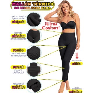 Foto 6 | Leggings Térmico Afelpado para Mujer 4 Piezas