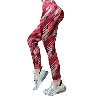 Foto 4 | Mallas Deportivas de Mujer Lic-066 Rojas Claro Gym Legging