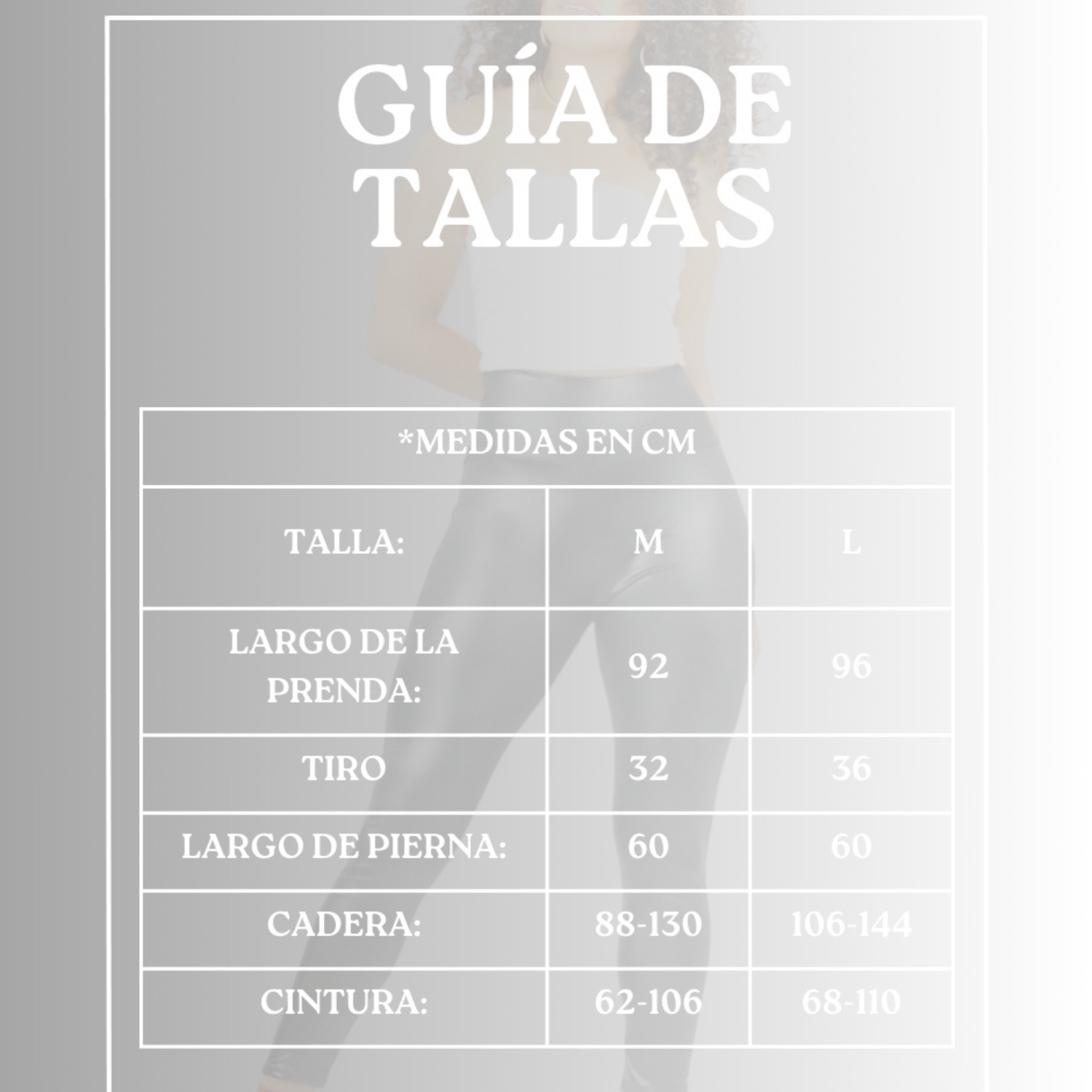 Foto 6 pulgar | Leggings para Mujer Tipo Vinipiel Negro
