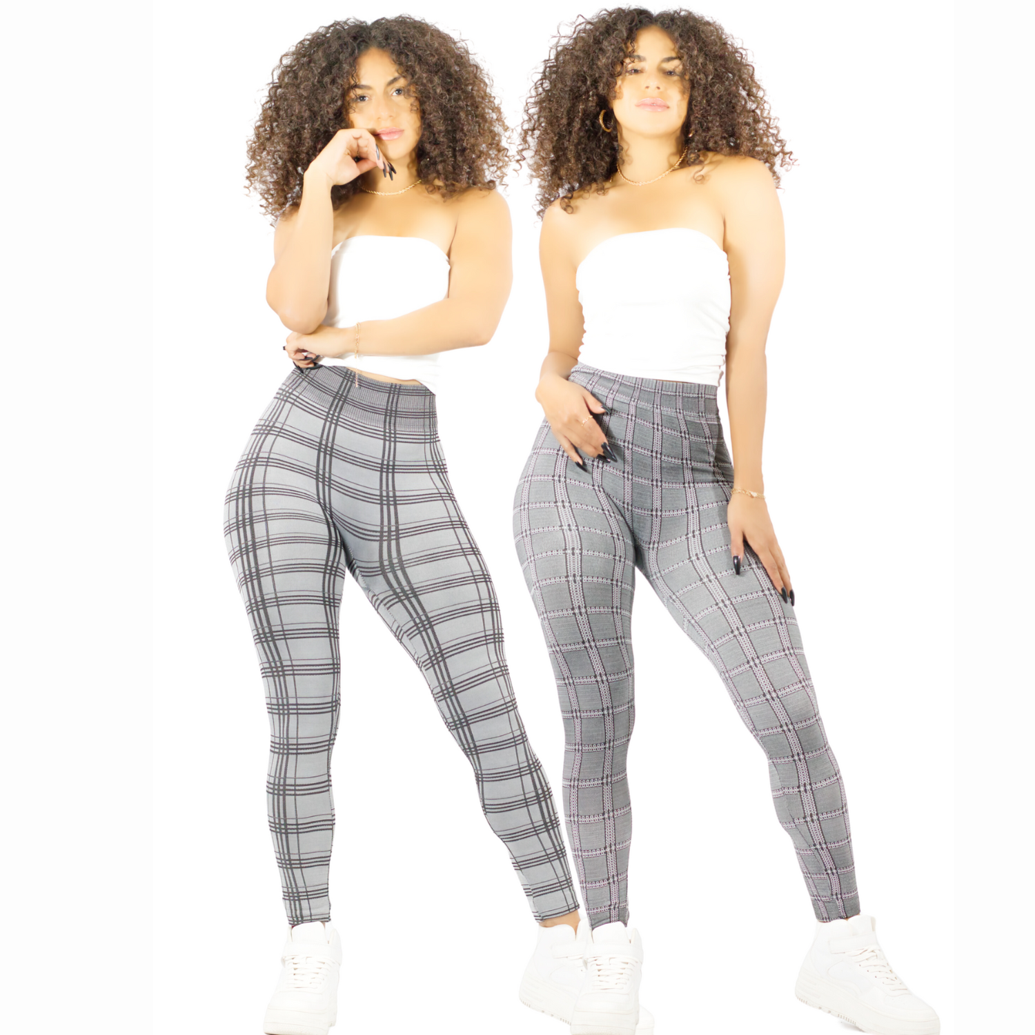 Foto 1 | Set de Dos Leggins de Mujer Lic-0108-3 Diseños Únicos Deportivos o Casuales