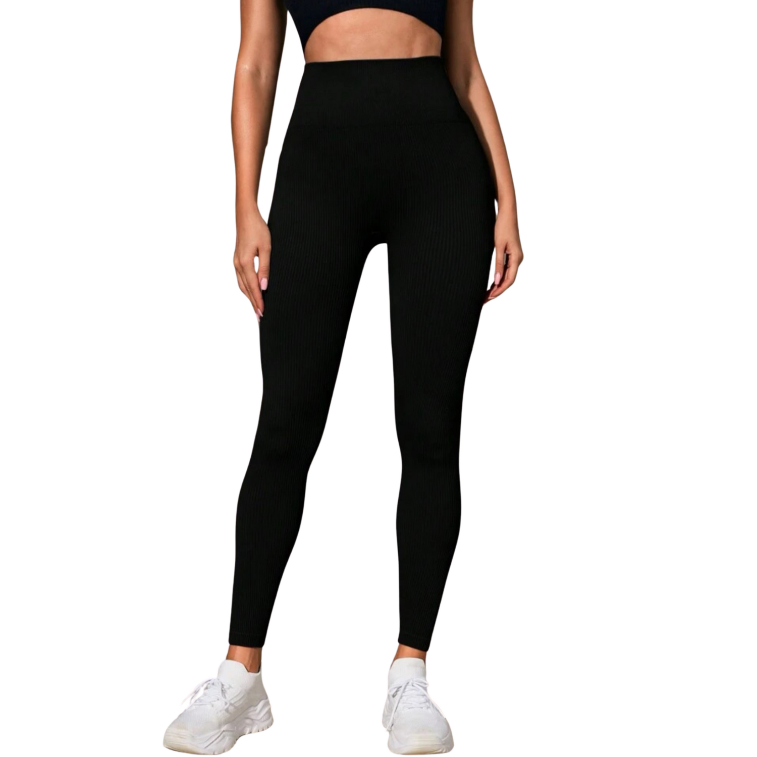 Mallas Deportivas de Mujer Lic-083 Negras Gym Leggins