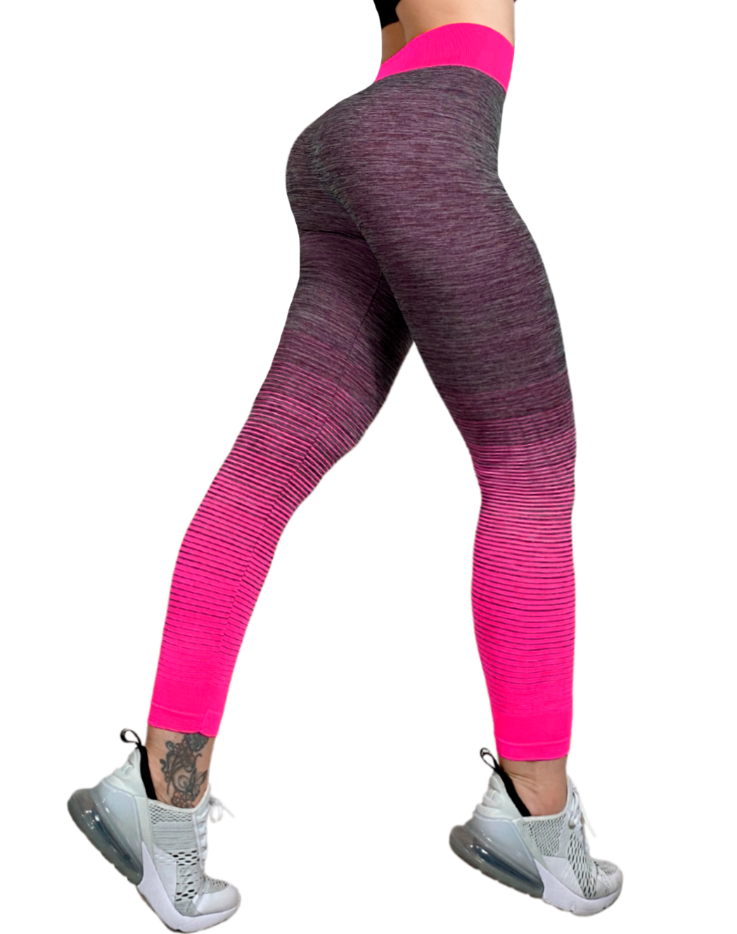Foto 7 pulgar | Set De 3 Mallones Lic-083 Aqua/Morado/Azul Leggings Stretch de Mujer