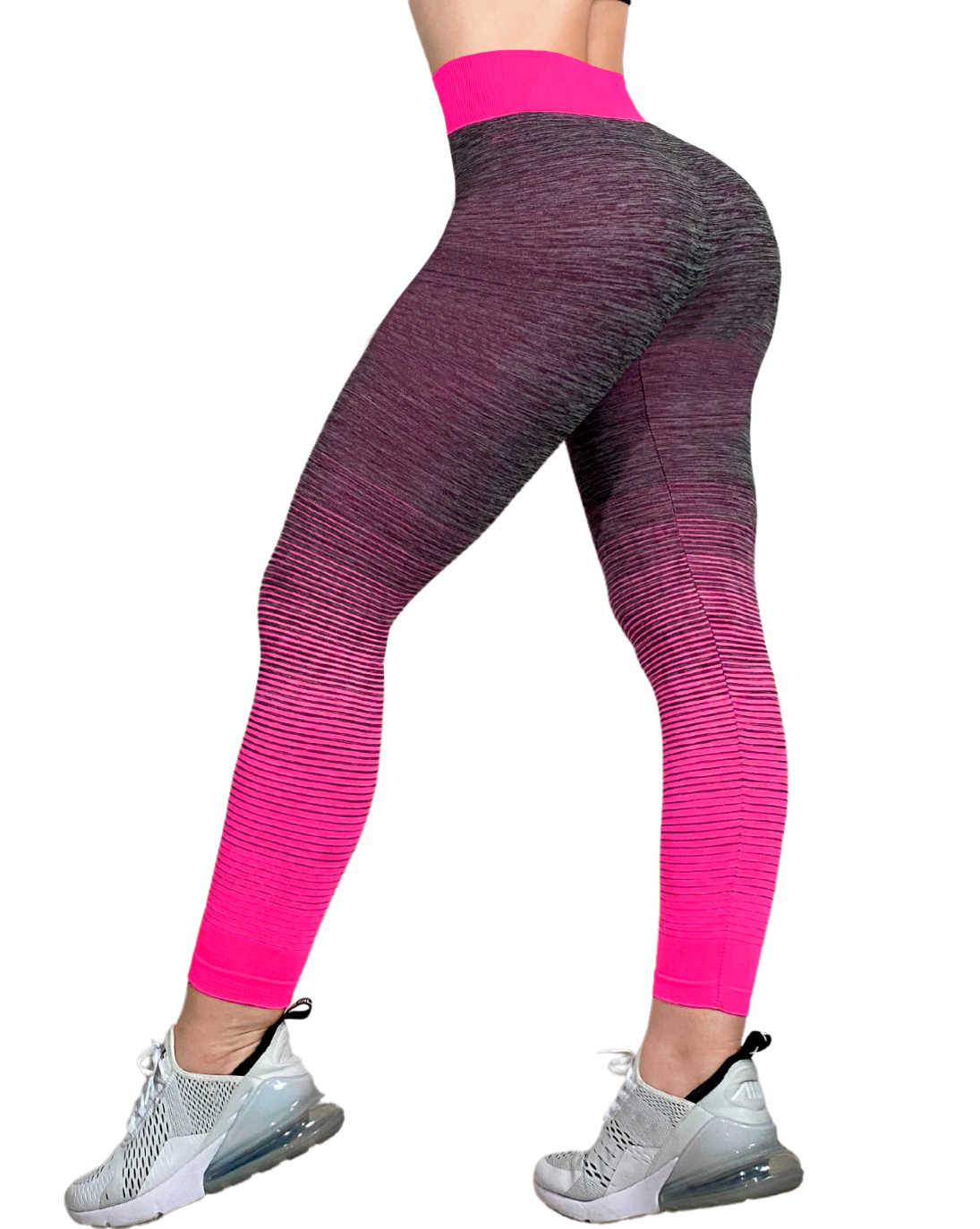 Foto 8 pulgar | Set De 3 Mallones Lic-083 Aqua/Morado/Azul Leggings Stretch de Mujer