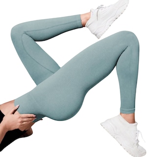 Foto 2 | Legging Deportivos Verde Menta para Mujer