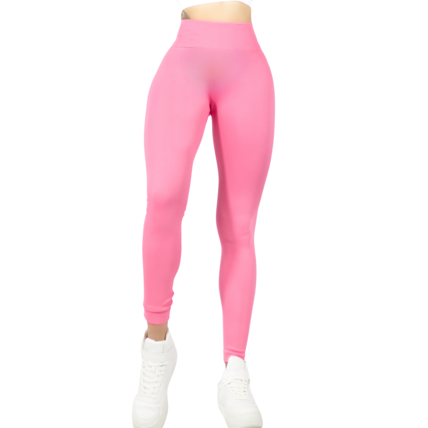 Mallas Deportivas De Mujer Lic-083 Rosa Gym Legging