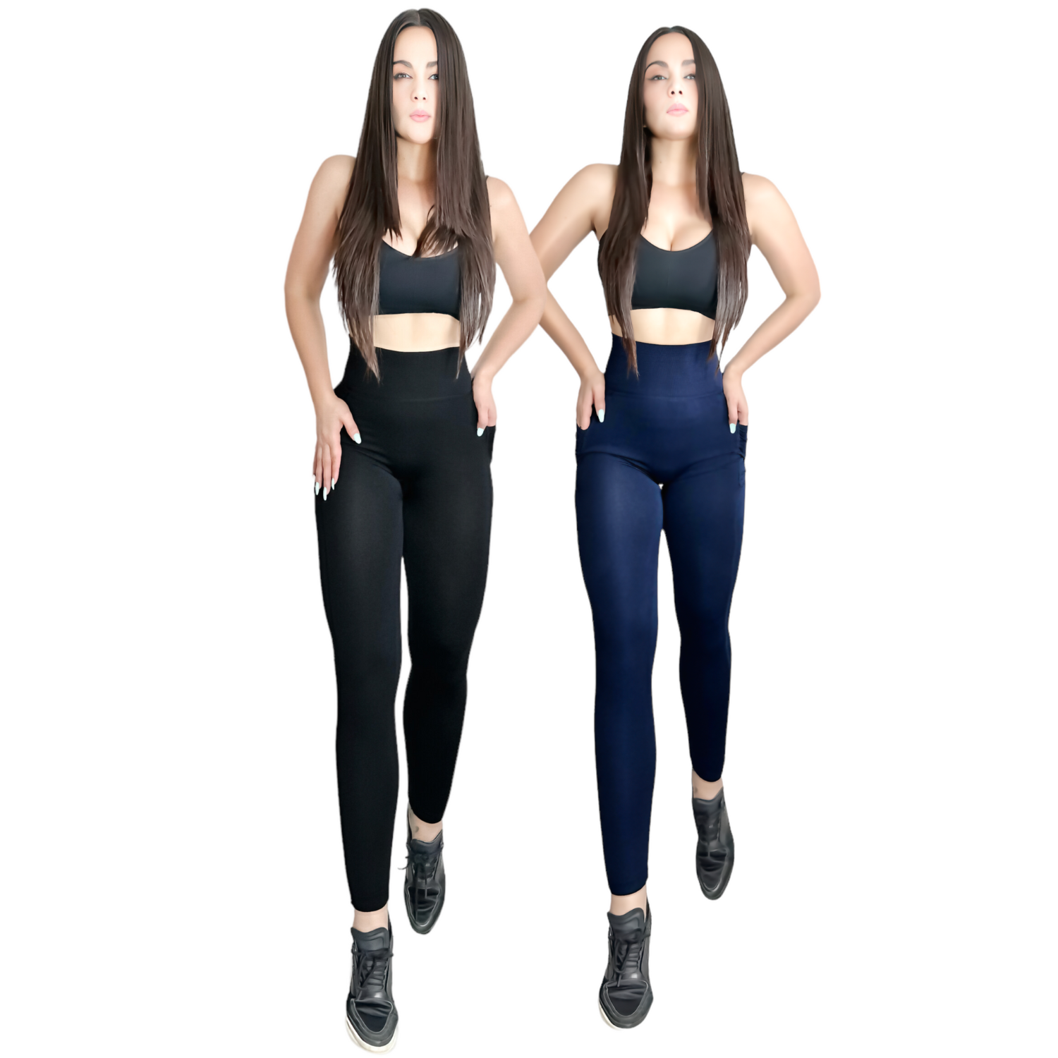 Set de 2 Mallones Deportivos Térmicos Dos Colores para Mujer