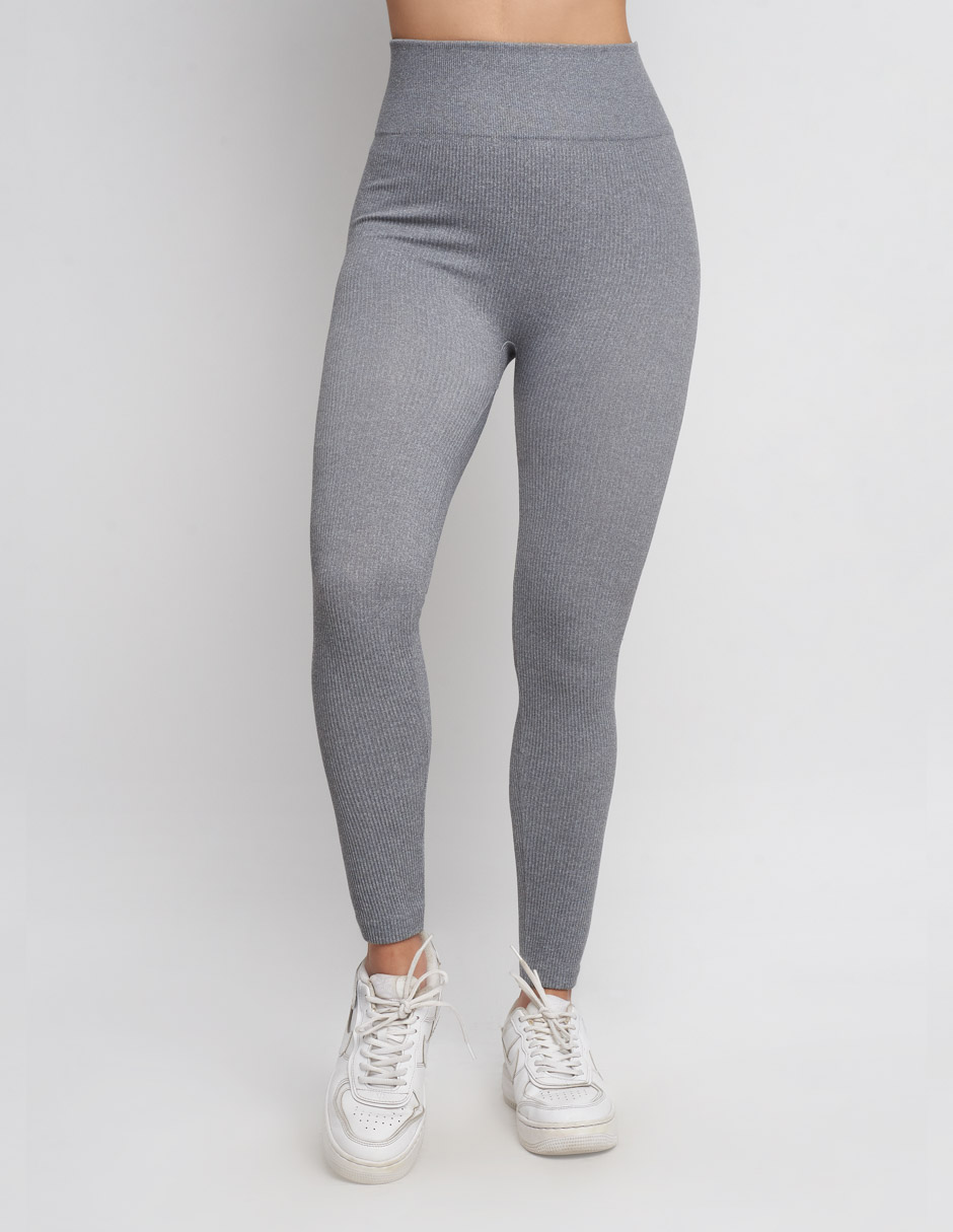 Foto 2 pulgar | Leggings para Mujer  Devendi Grises