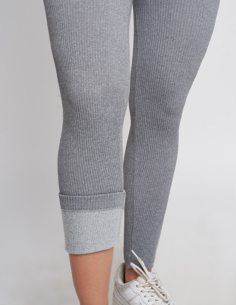 Foto 4 pulgar | Leggings para Mujer  Devendi Grises