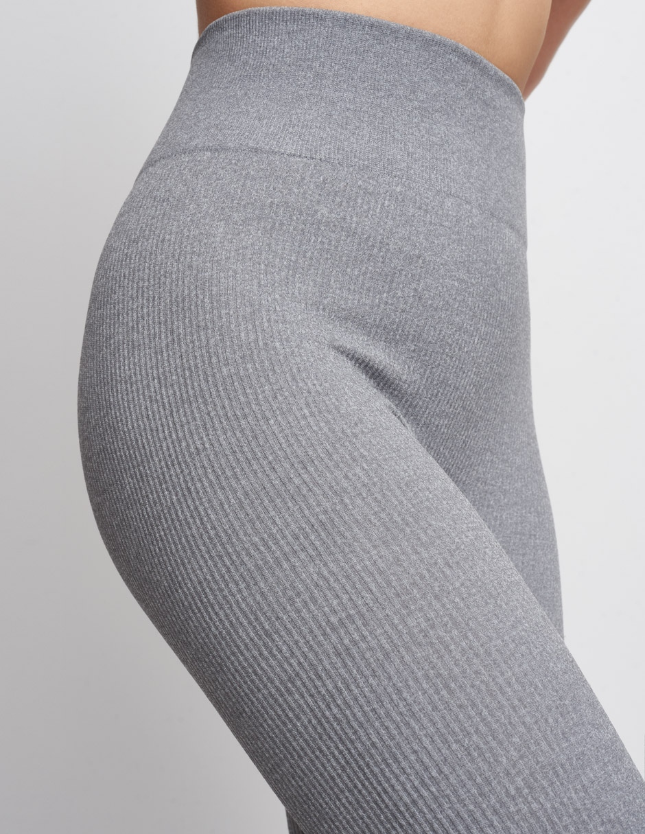 Foto 5 pulgar | Leggings para Mujer  Devendi Grises