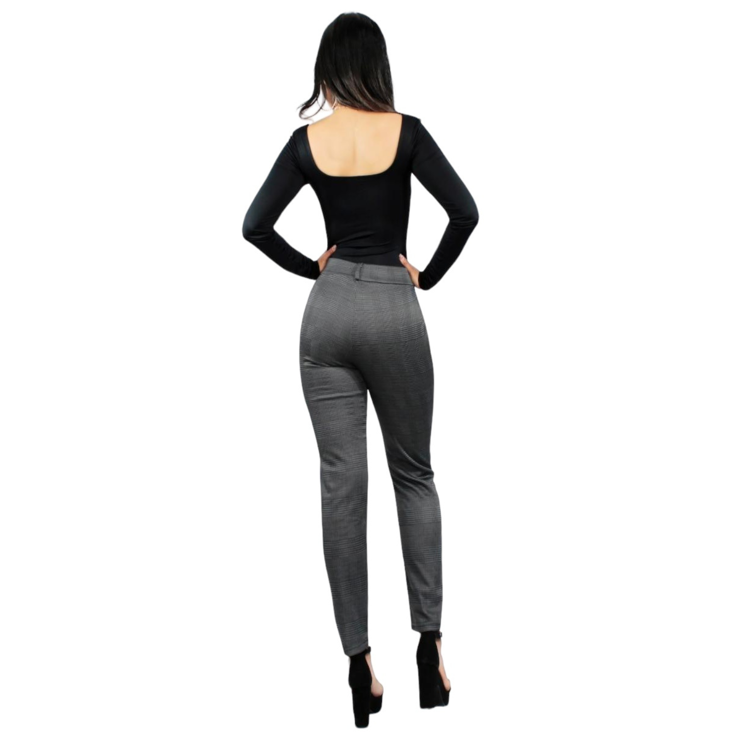 Foto 4 pulgar | Jeggins Lic-0102 a Cuadros para Mujer