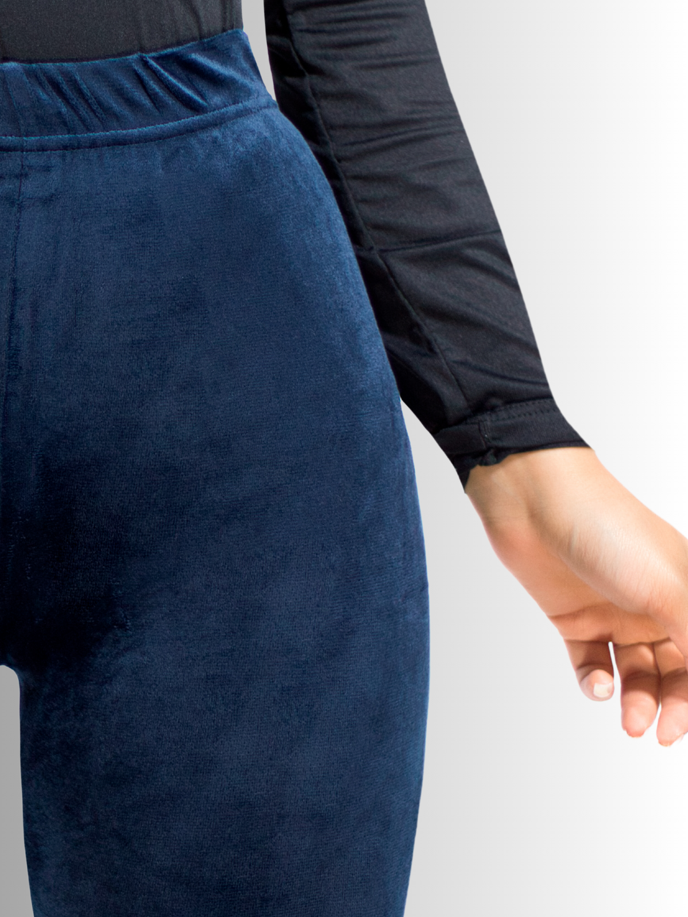 Foto 5 | Leggings De Mujer Lic-03 Marino Aterciopelado