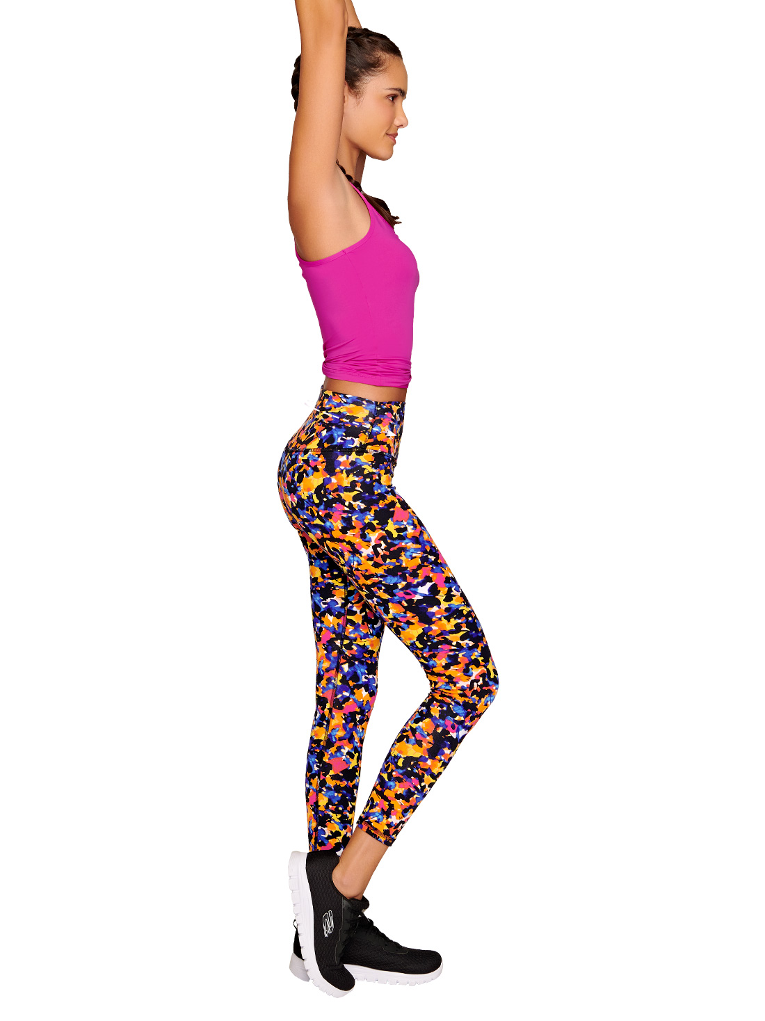 Foto 3 pulgar | Leggings Con Pretina Alta Ilusión 1797 Para Mujer