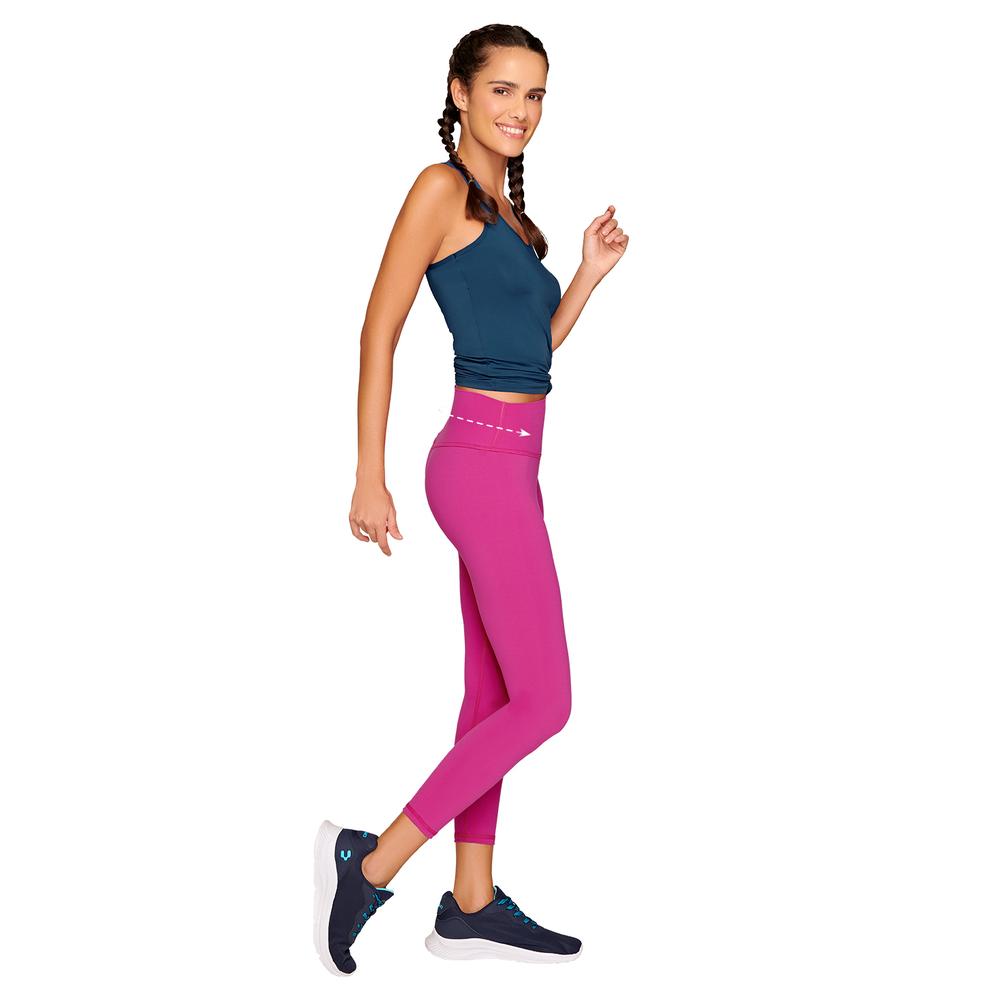 Foto 2 | Leggings Con Pretina Alta Ilusión 1797 Rosa