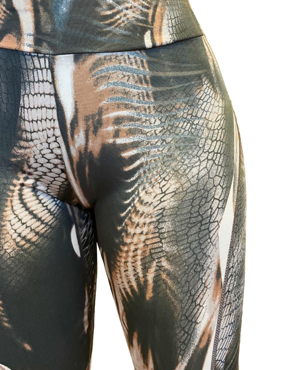 Foto 5 pulgar | Leggings Lic-051 Café para Mujer