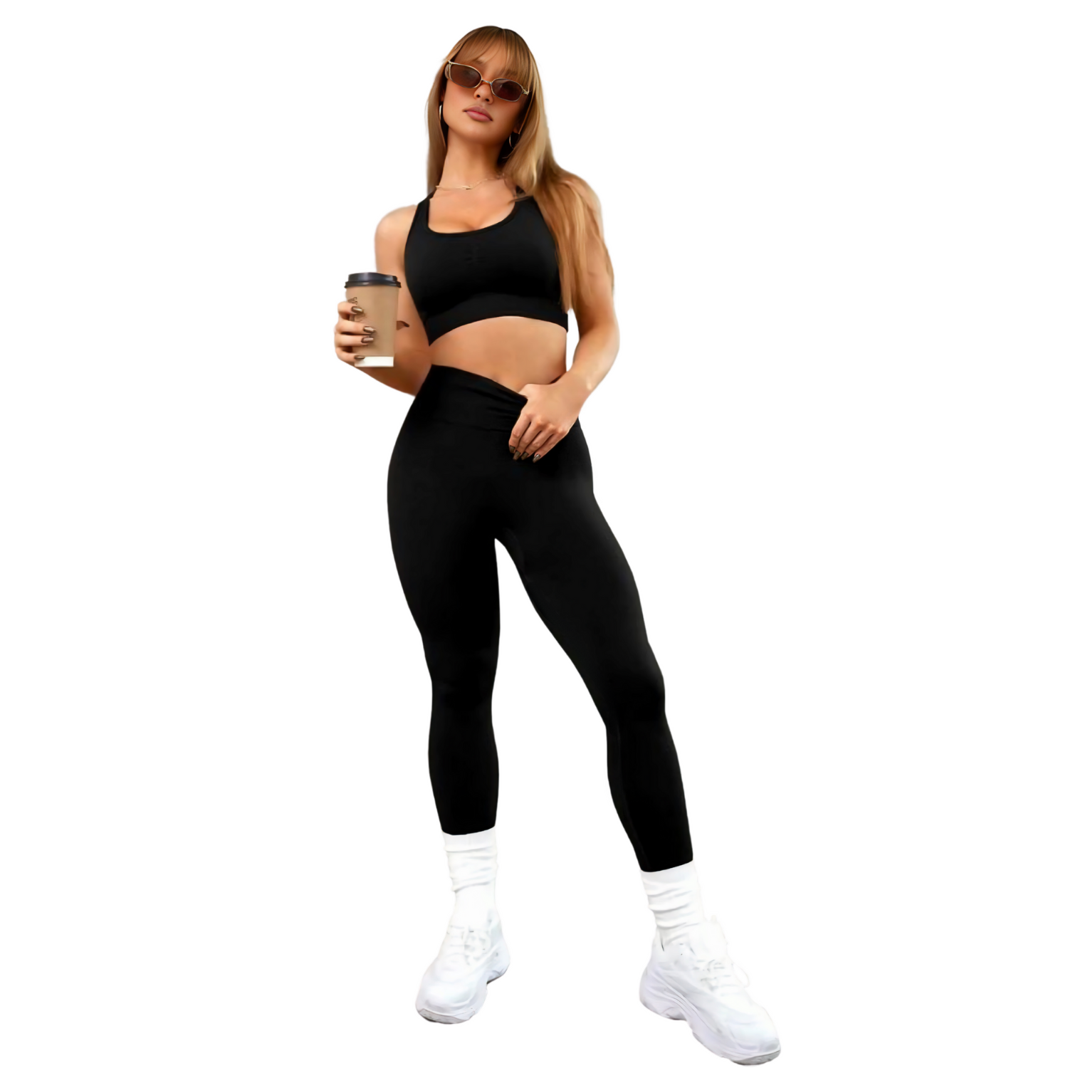 Foto 4 pulgar | Set de 4 Leggings Térmicos Negro/ Rojo/ Nude/ Marino de Mallón Afelpado para Mujer