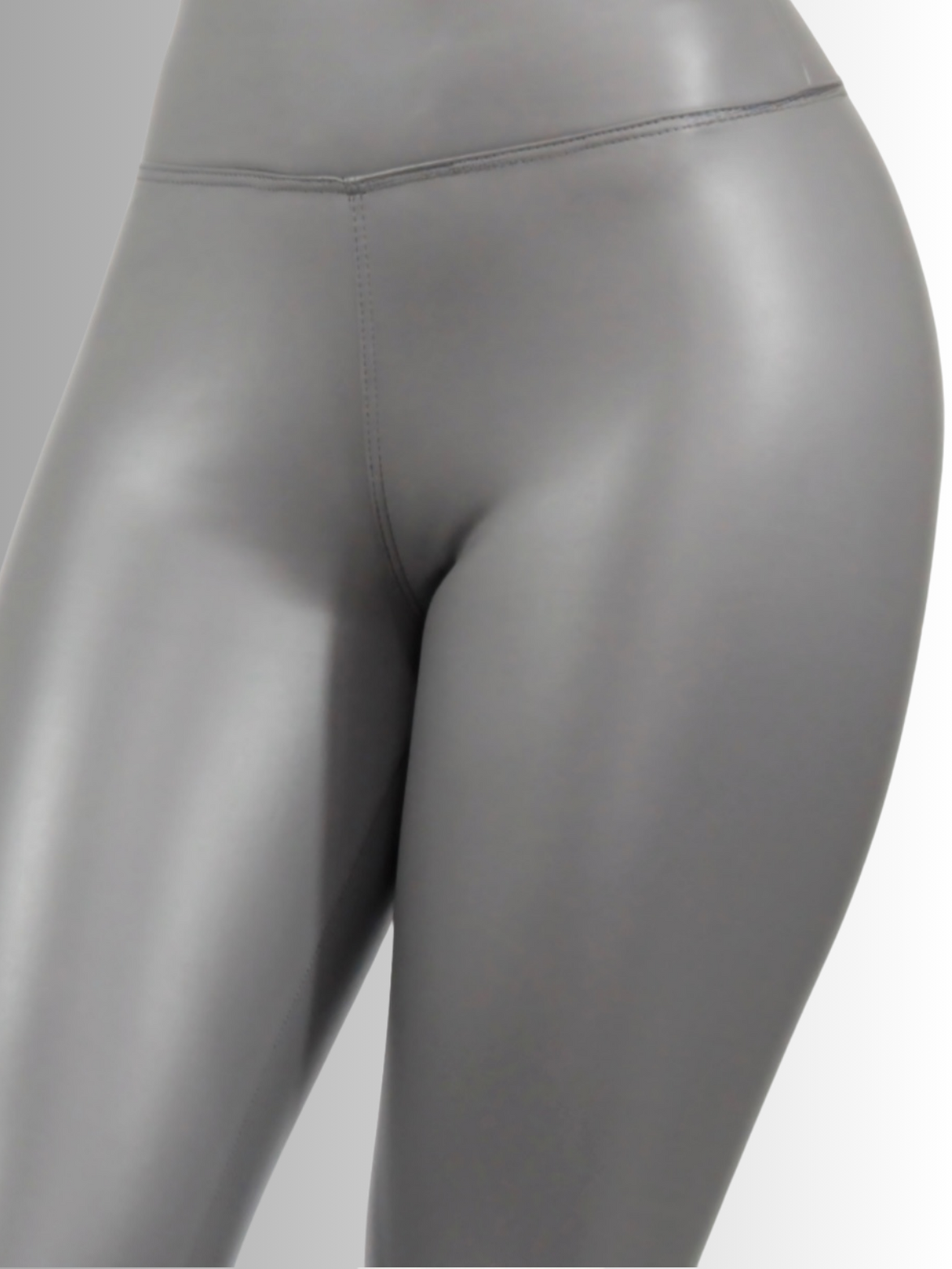 Foto 6 | Set de 3 Legging Casuales Lic-0105 Tipo Vinipiel para Mujer