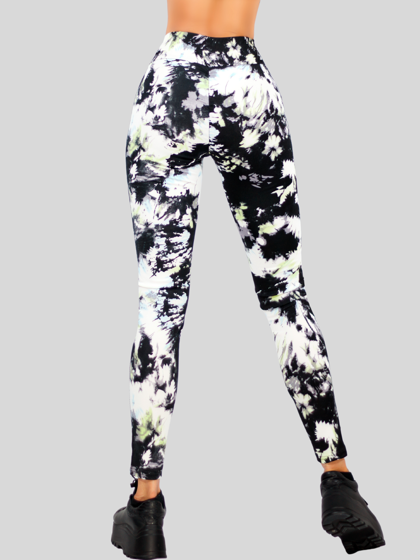 Foto 4 | Leggins Deportivos de Mujer Push Up Lic-046 Diseño Jaspeado en Colores