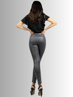 Foto 5 | Set de 3 Leggings Elegantes Casuales Lic-0118 Varios Colores Tipo Vinipiel