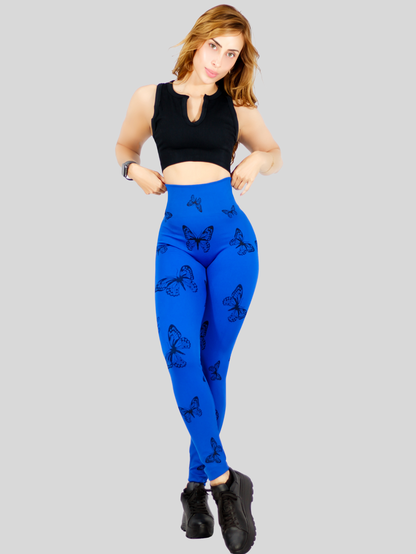 Foto 3 pulgar | Set de 2 Legging Texturizado Stretch para Dama