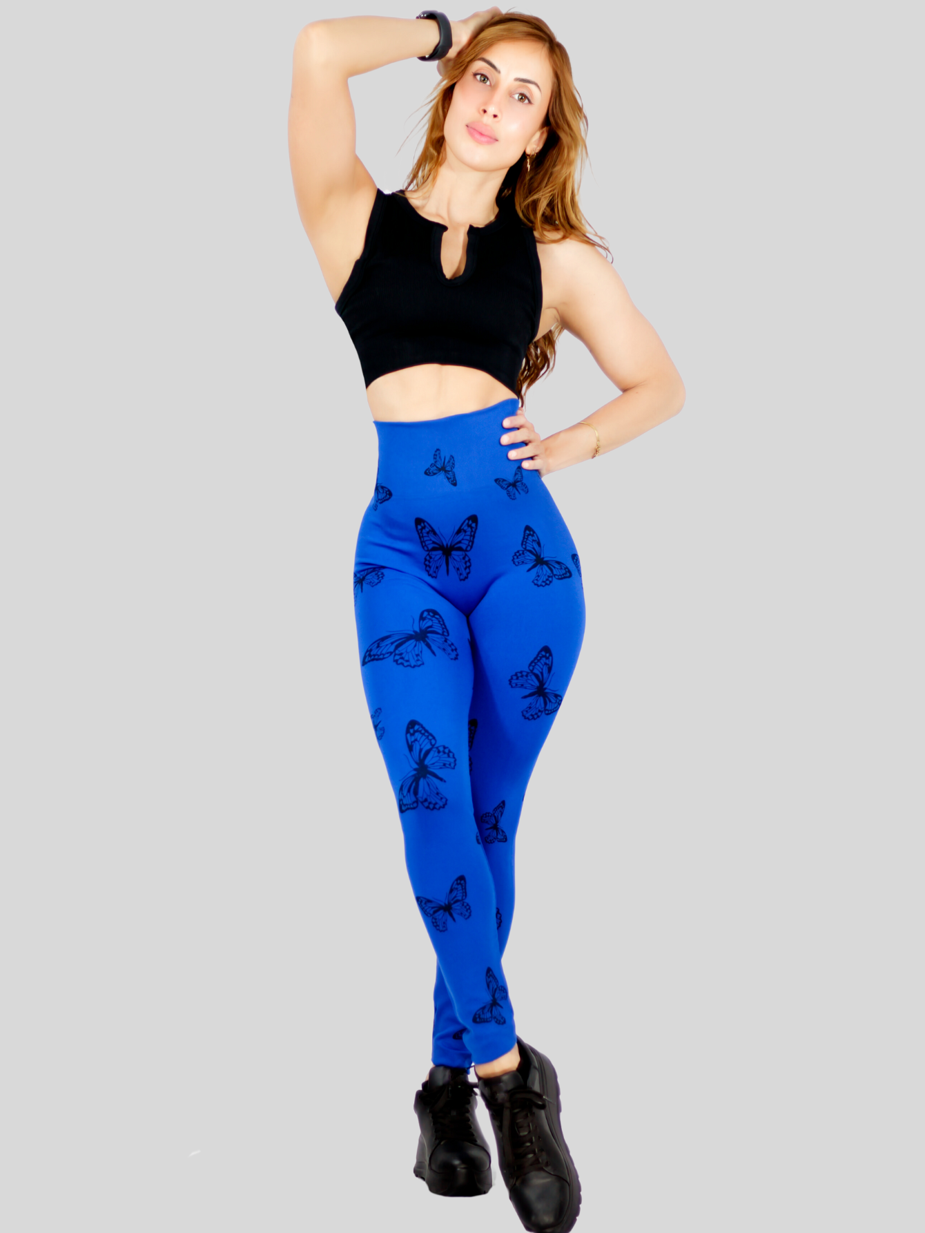 Foto 4 pulgar | Set de 2 Legging Texturizado Stretch para Dama