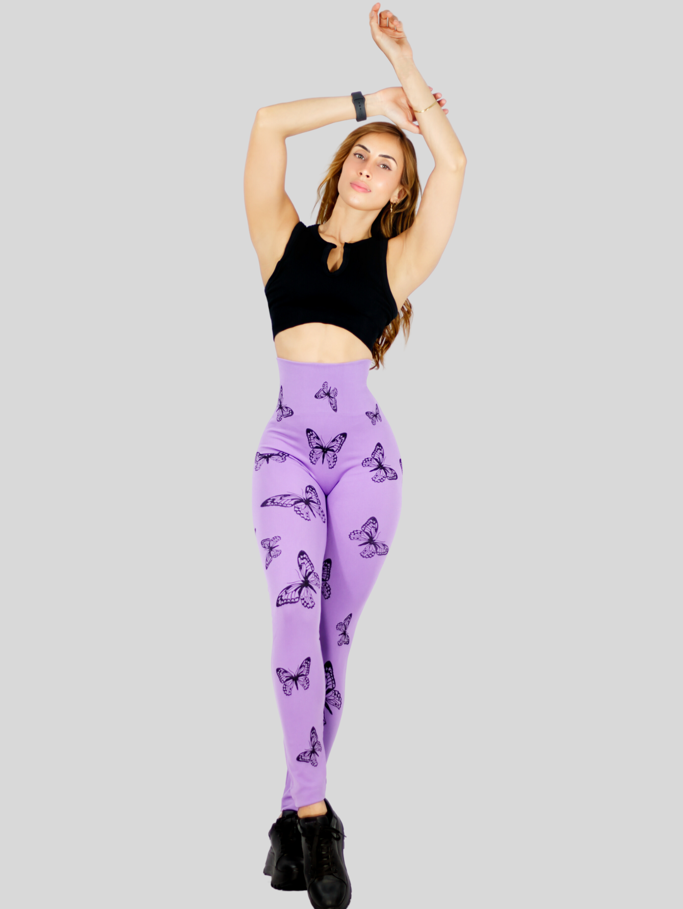 Foto 7 pulgar | Set de 2 Legging Texturizado Stretch para Dama