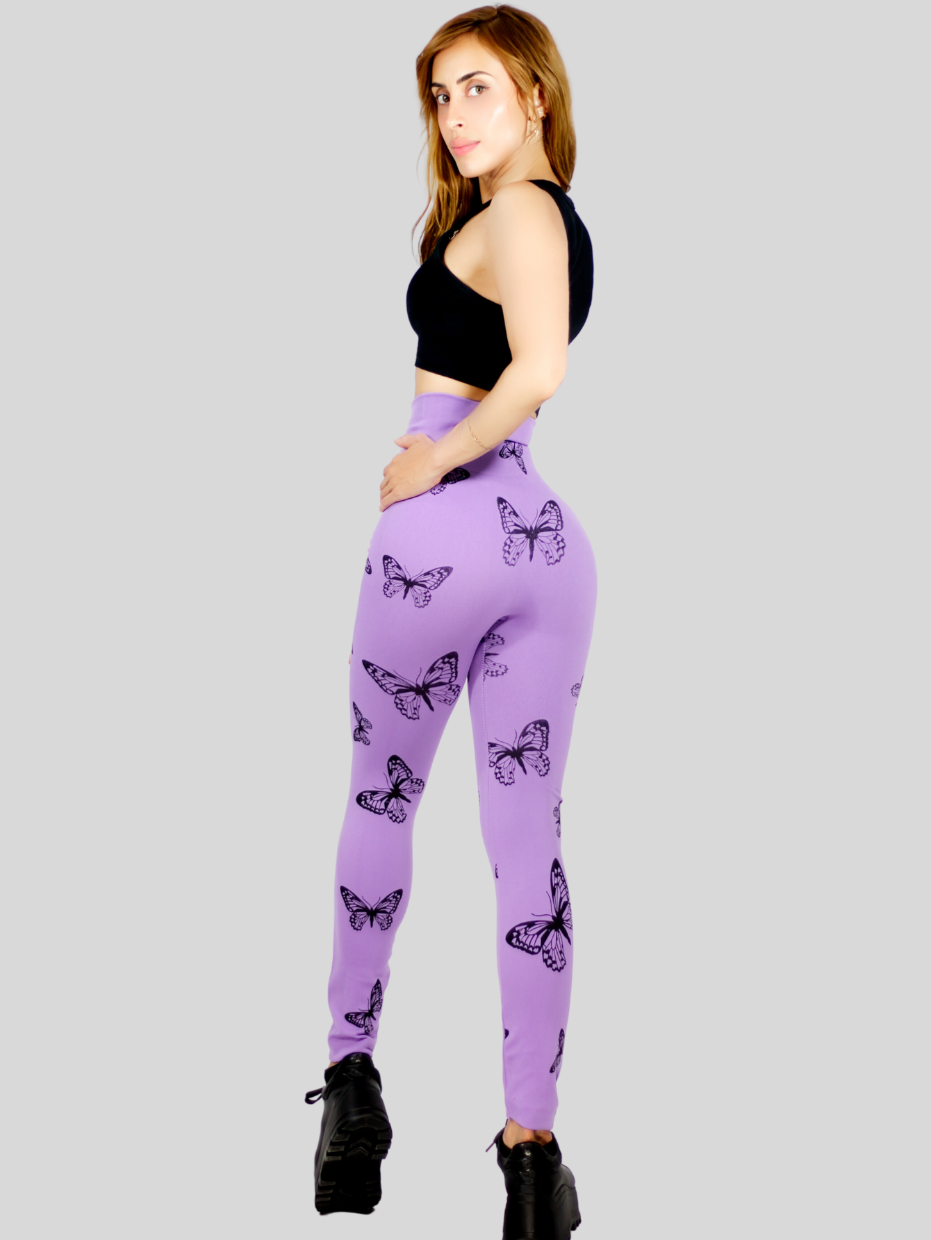 Foto 7 | Set de 2 Legging Texturizado Stretch para Dama
