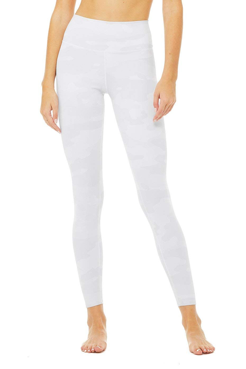 Foto 2 pulgar | Leggings Alo Yoga de Cintura Alta Blancos para Mujer - Venta Internacional