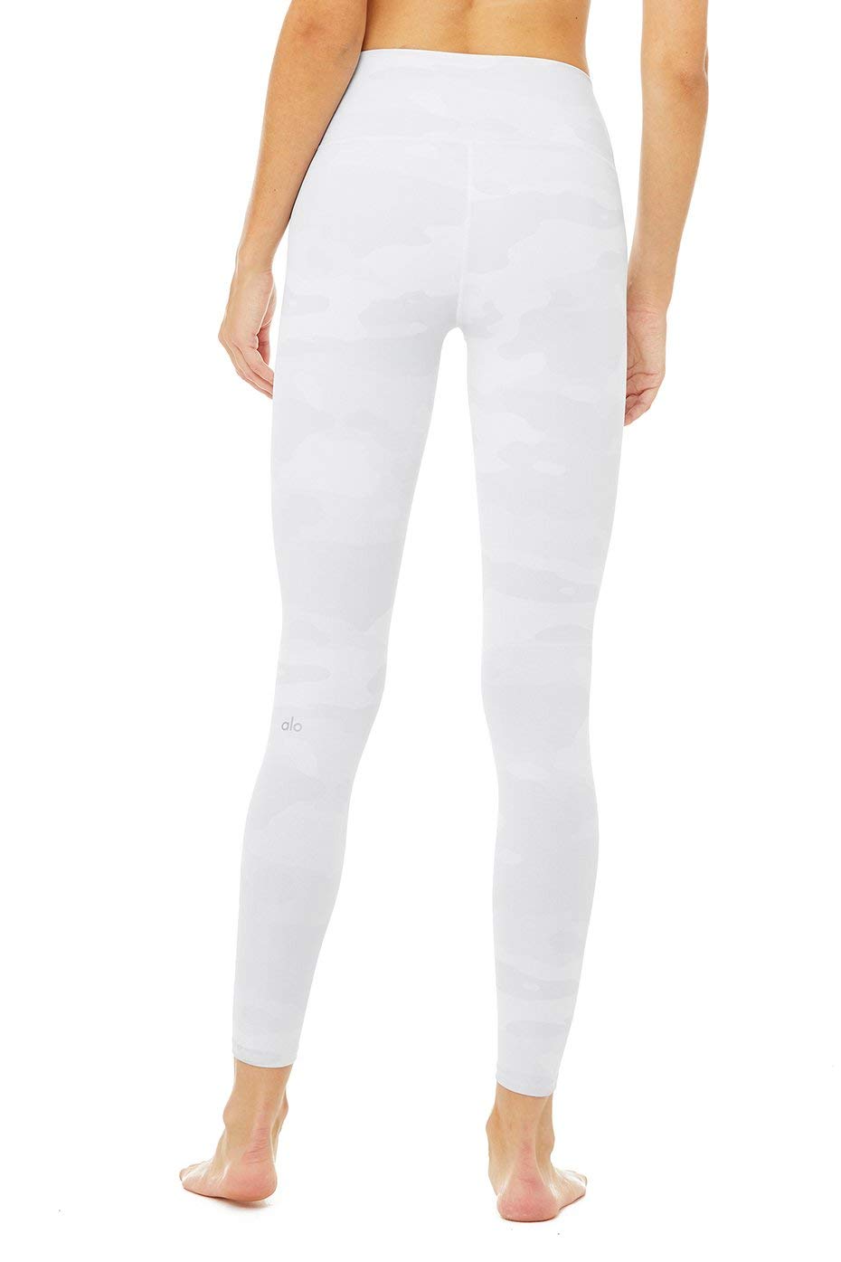 Foto 4 pulgar | Leggings Alo Yoga de Cintura Alta Blancos para Mujer - Venta Internacional