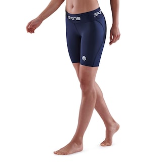 Foto 3 | Pantalones Cortos De Compresión Skins Series-1 Para Mujer Azul Marino Xs - Venta Internacional.
