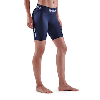 Foto 4 | Pantalones Cortos De Compresión Skins Series-1 Para Mujer Azul Marino Xs - Venta Internacional.