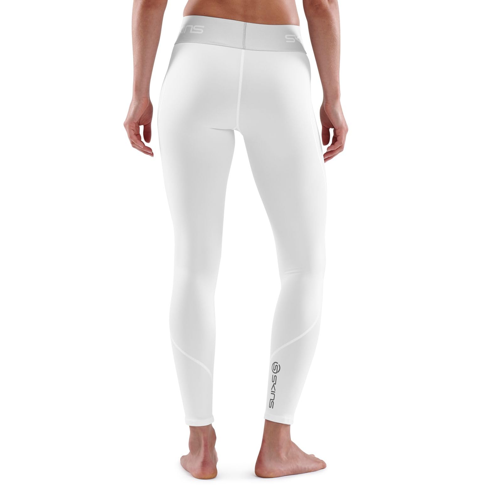 Foto 3 pulgar | Leggins Skins Series-1 Workout Compression Blancos para Mujer - Venta Internacional