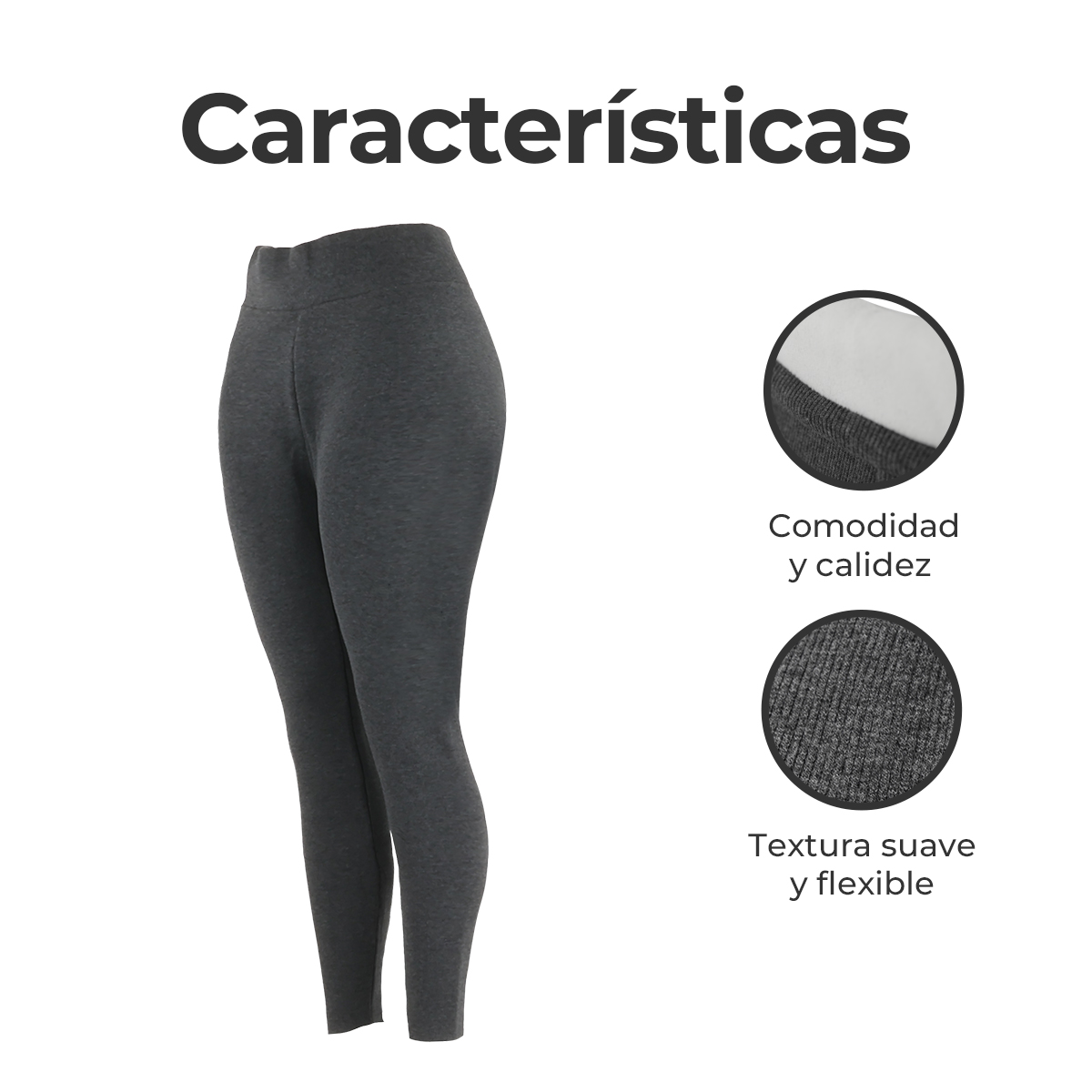 Foto 4 pulgar | Leggings Térmicos Para Mujer