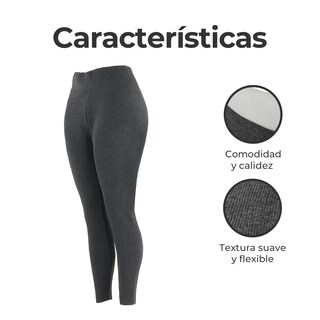 Foto 3 | Leggings Térmicos Para Mujer