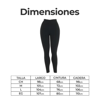 Foto 3 | Leggings Térmicos Para Mujer