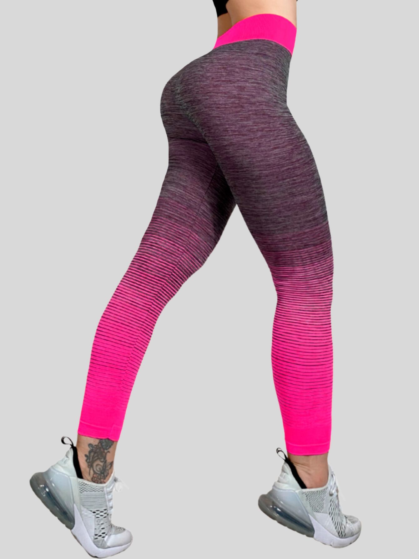 Foto 5 pulgar | Mallon Mujer Leggings Stretch Lic-083 Color Rosa Leggins Mayon Mallas