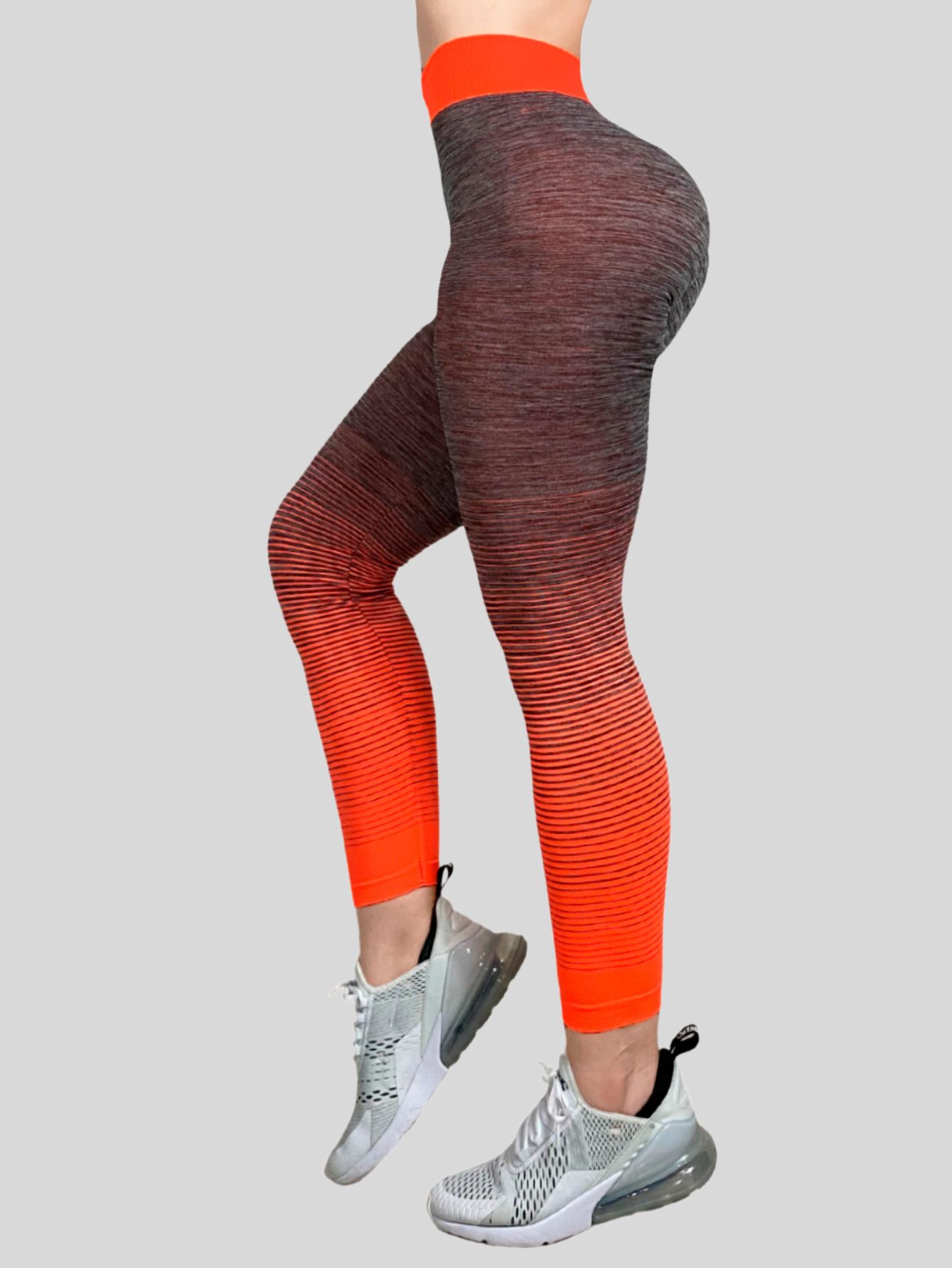 Foto 2 pulgar | Leggings Naranja para Mujer