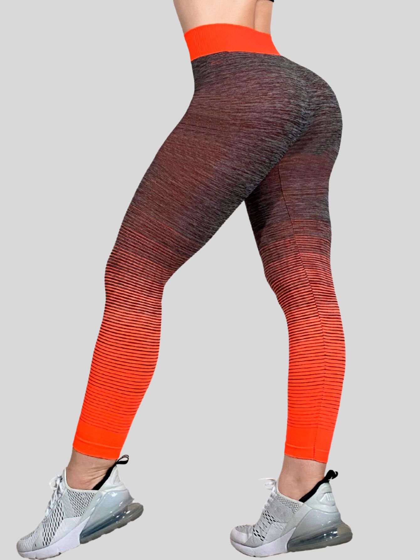 Foto 3 pulgar | Leggings Naranja para Mujer